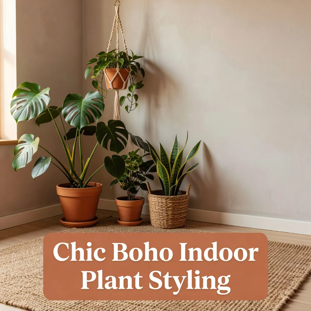 Chic Boho Indoor Plant Styling for Small Apartments