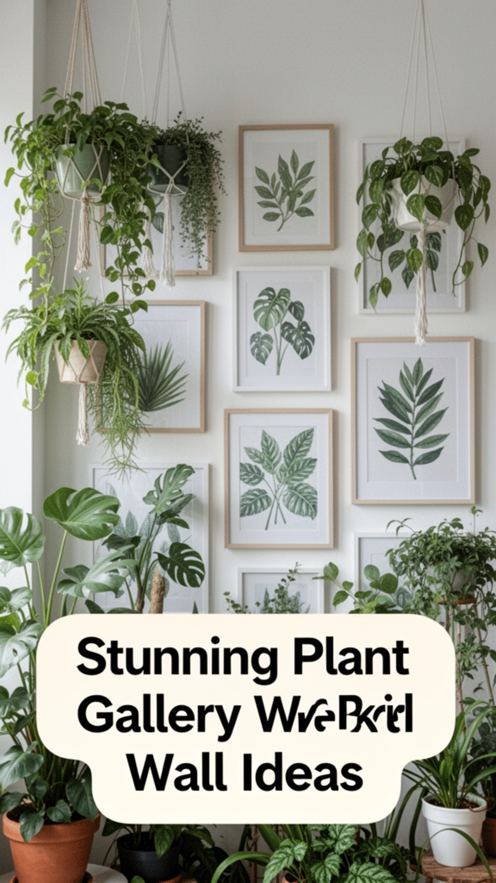 Stunning Plant Gallery Wall Ideas: Transform Your Space with Greenery and Art