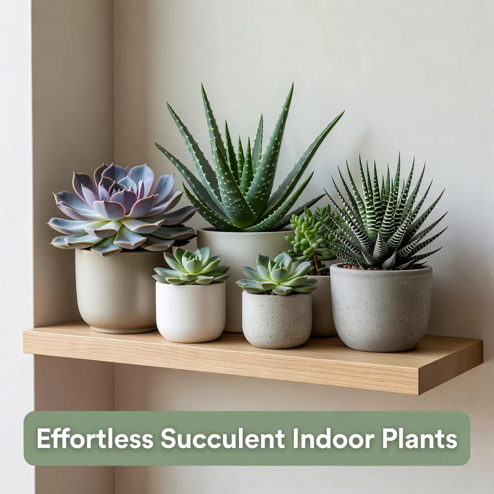 Effortless Succulent Indoor Plants for Zero Effort