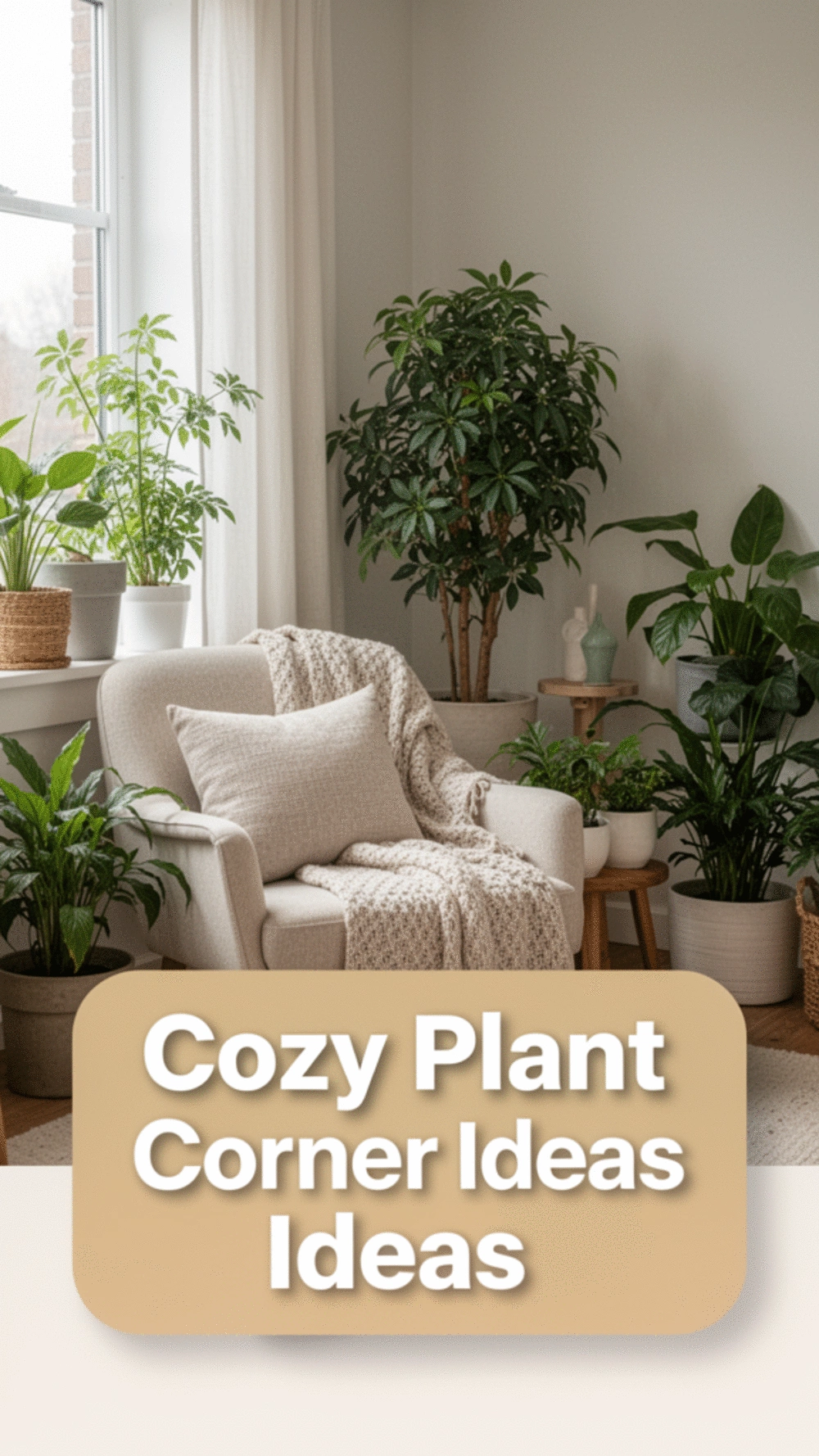 Create Cozy Plant Corners: Transform your space with inviting greenery and comfort