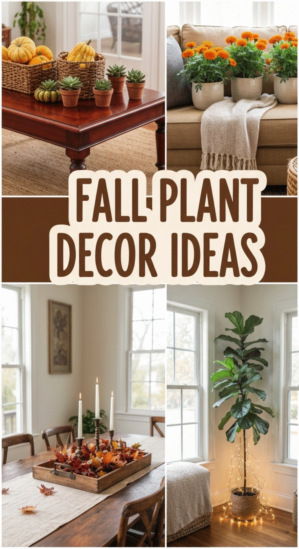 Seasonal Plant Decor Ideas: Bringing Fall Vibes Indoors with Plants