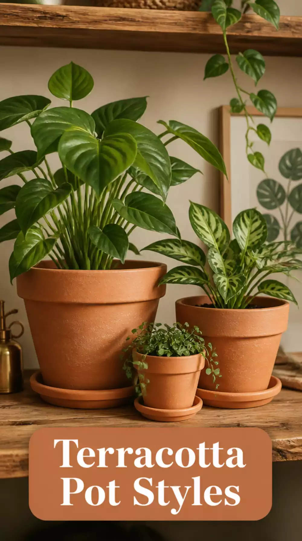 Terracotta Plant Pot Set in Three Sizes That Suits Every Indoor Plant Style