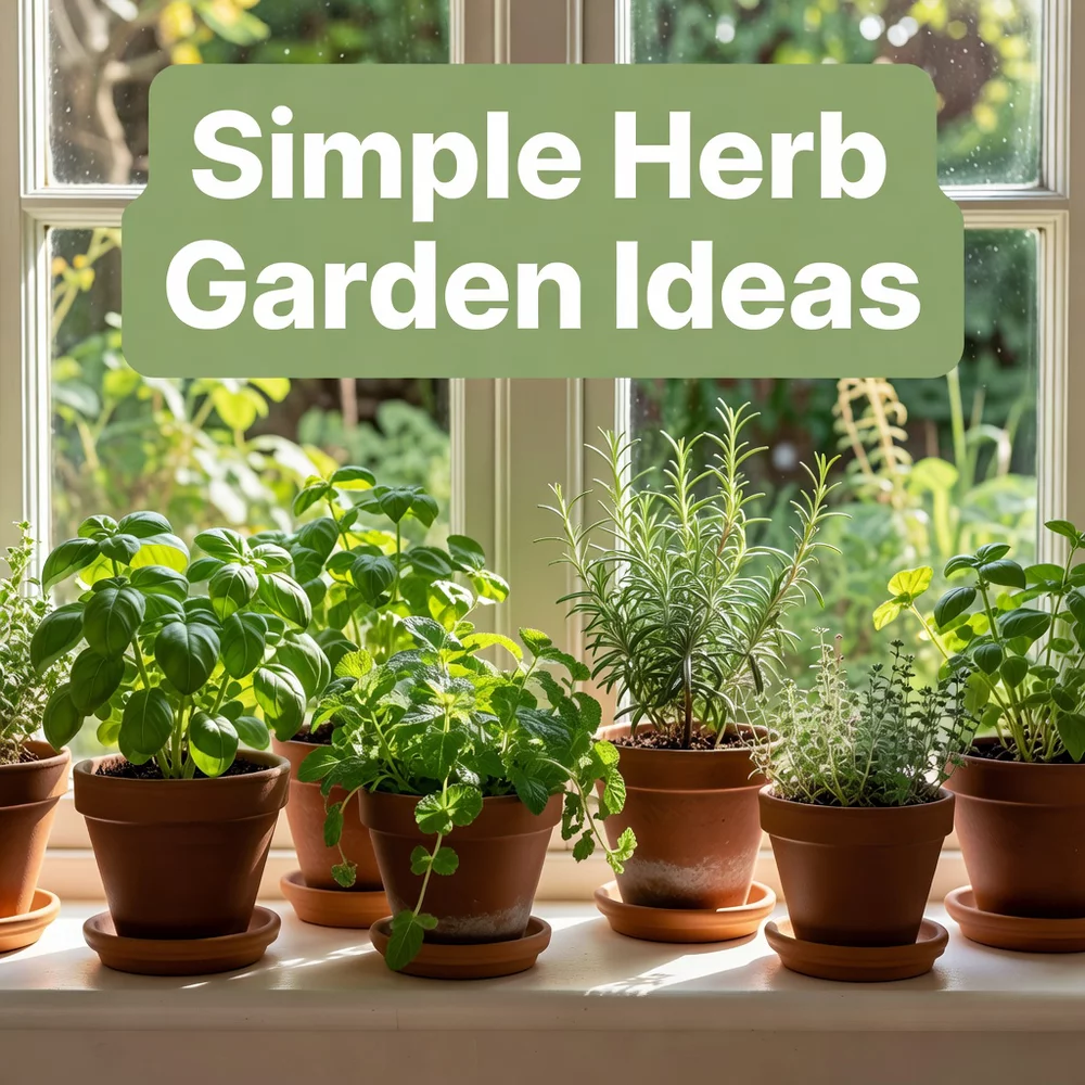 Simple Herb Garden Indoor Plants for Your Kitchen