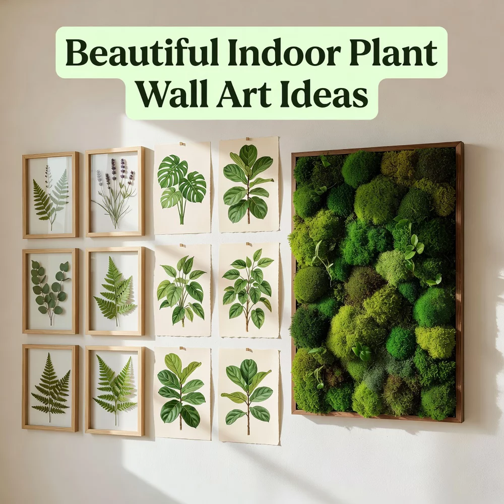 Beautiful Indoor Plant Wall Art for Home Decor
