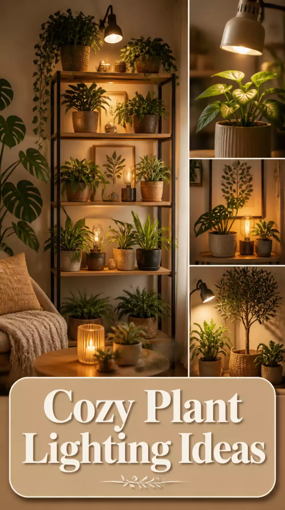 The Indoor Plant and Warm Light Combination That Designers Use to Make Rooms Feel Safe