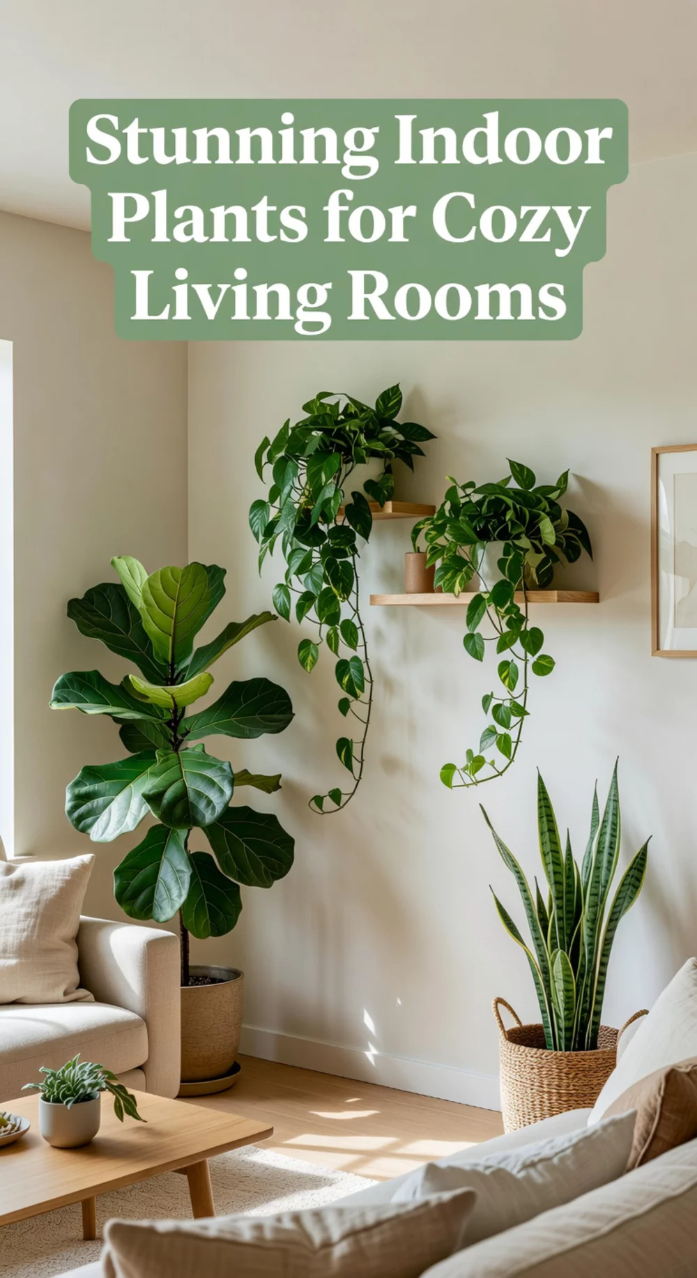 Stunning Indoor Plants for Cozy Living Rooms