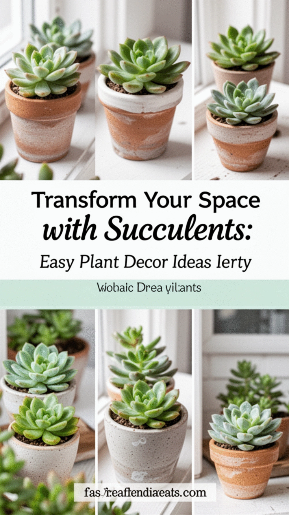Transform Your Space with Succulents: Easy Plant Decor Ideas