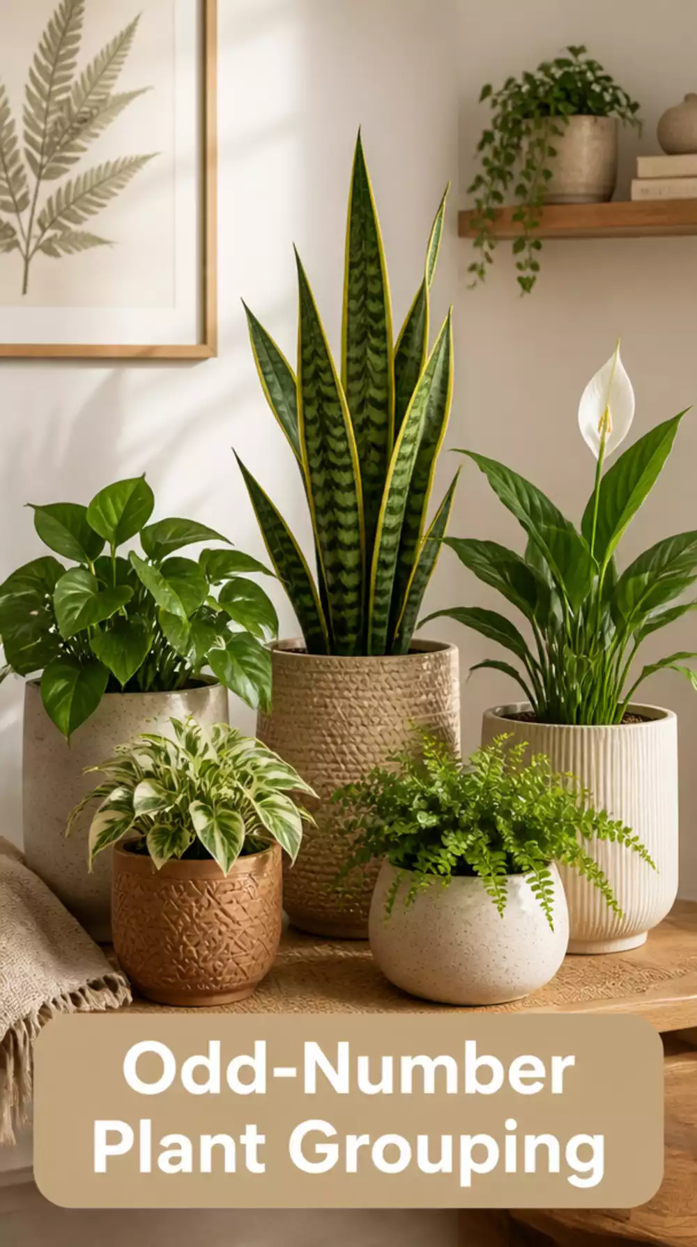 The Odd-Number Plant Grouping Rule That Makes Every Indoor Shelf Look More Natural