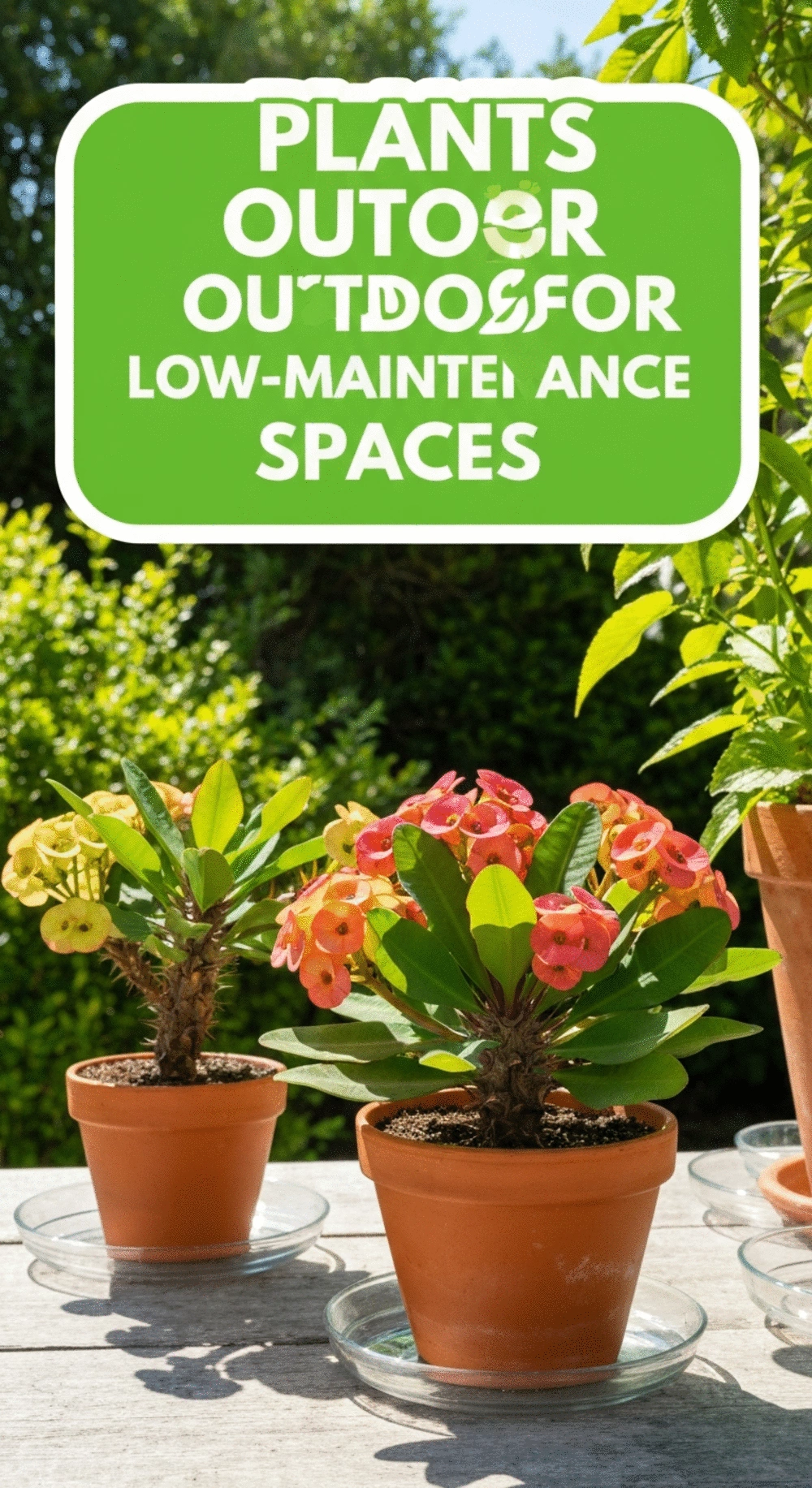 Plants Outdoor for Low-Maintenance Spaces
