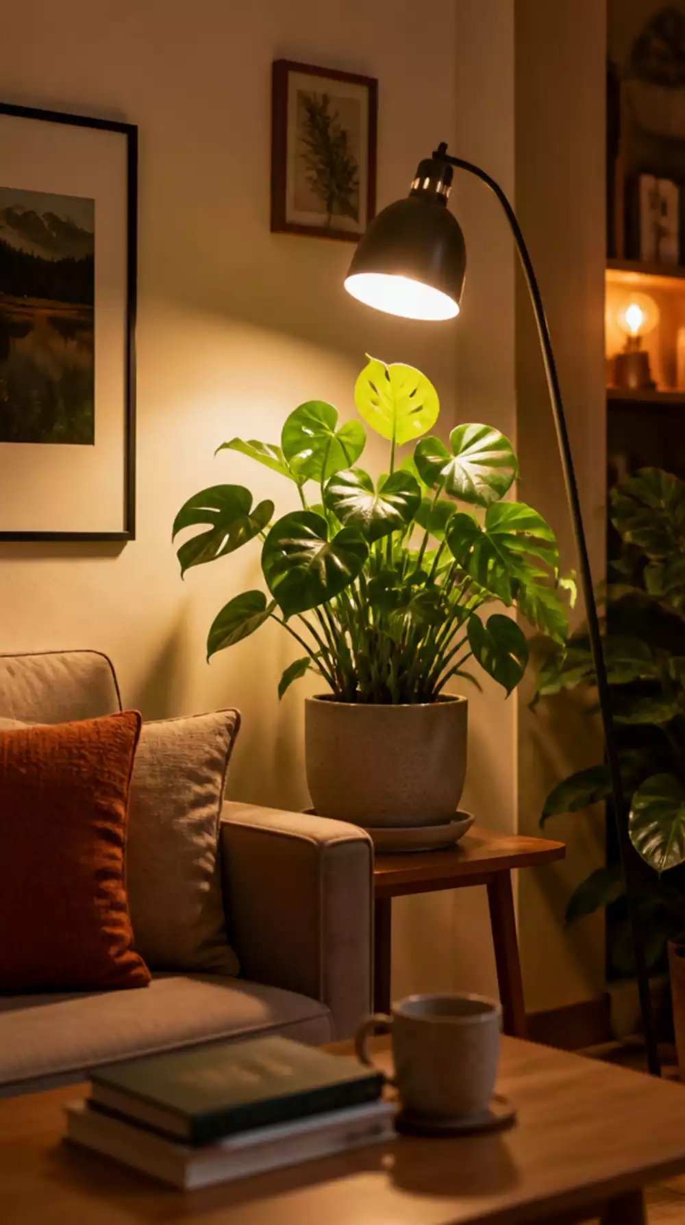 Full-Spectrum LED Grow Light Bulb That Fits Any Standard Living Room Lamp Socket