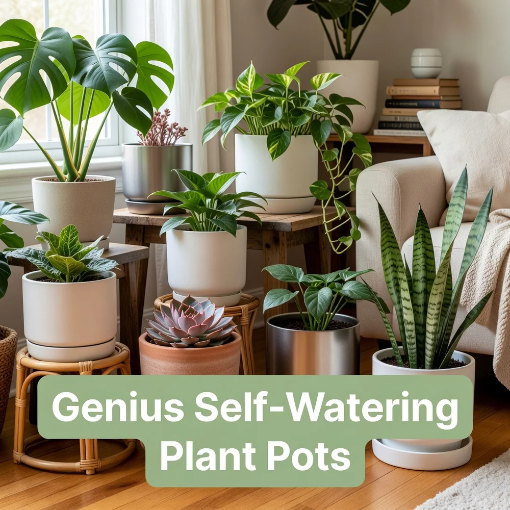Self-Watering Plant Pots for Effortless Care