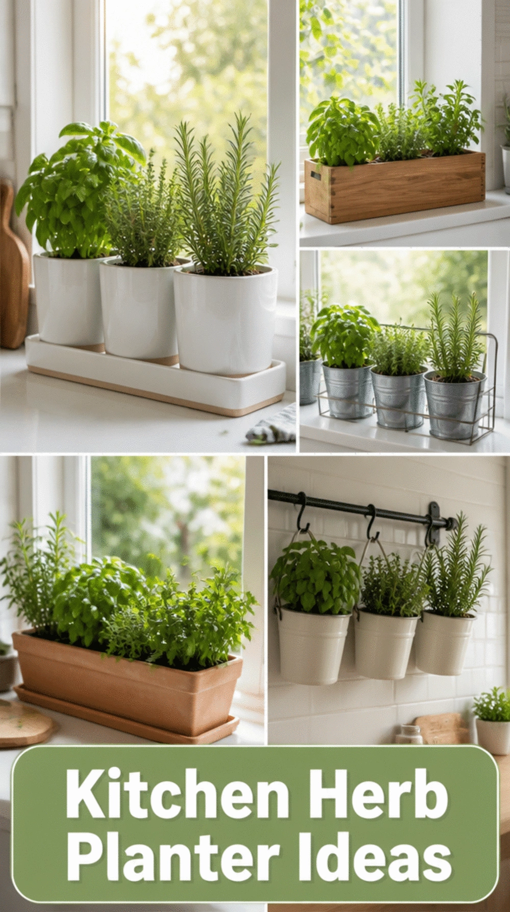The Kitchen Herb Planter Trick That Makes a Plain Window Look Intentionally Styled