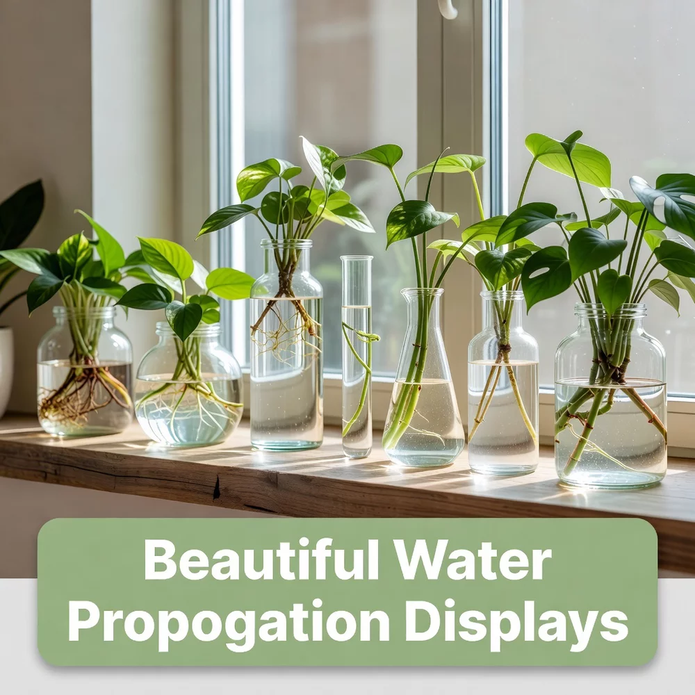 Beautiful Water Propagation Displays for Decor