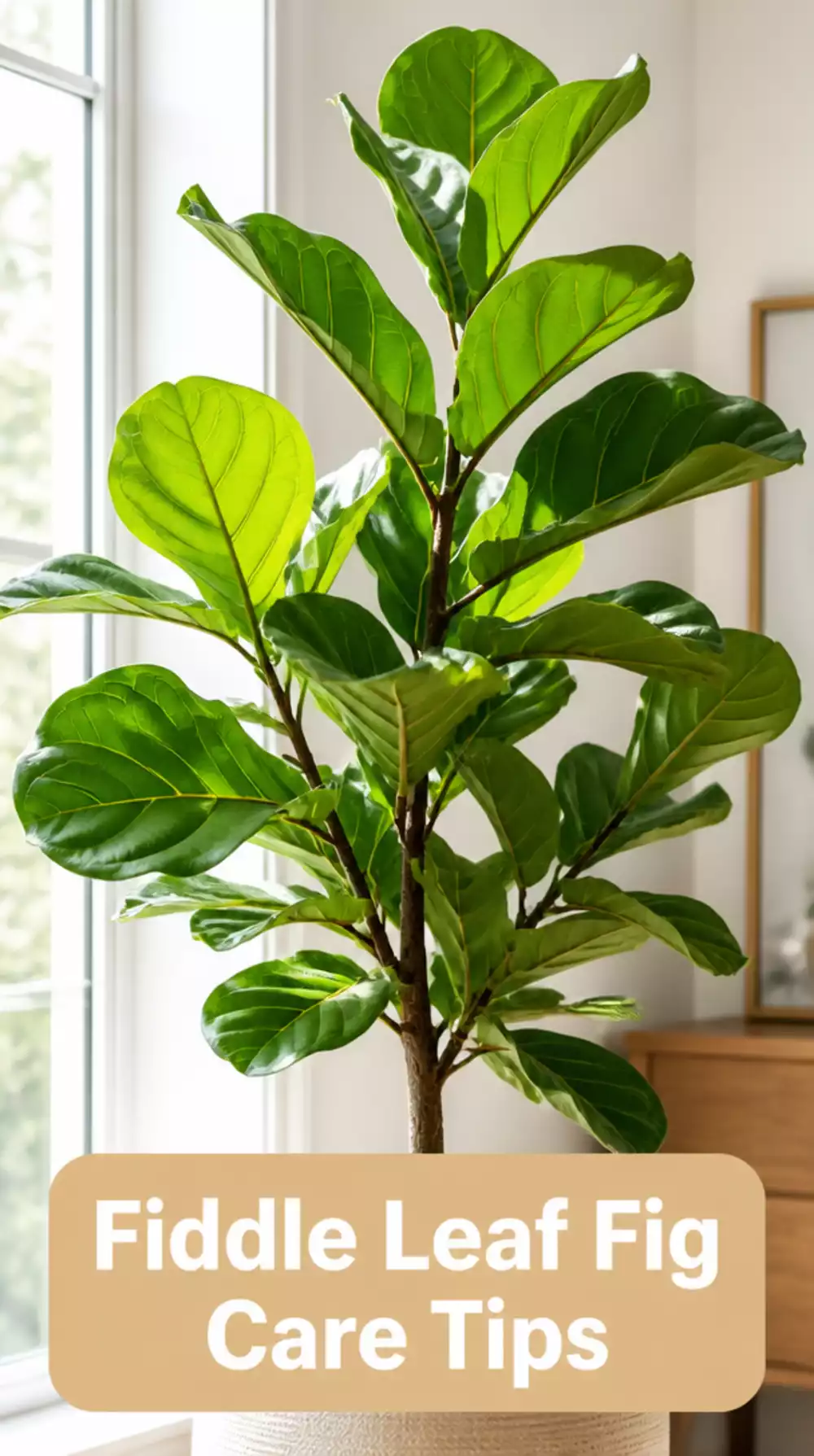 Why a Fiddle Leaf Fig Facing a Bright Window Stays Healthier Than Any Other Spot