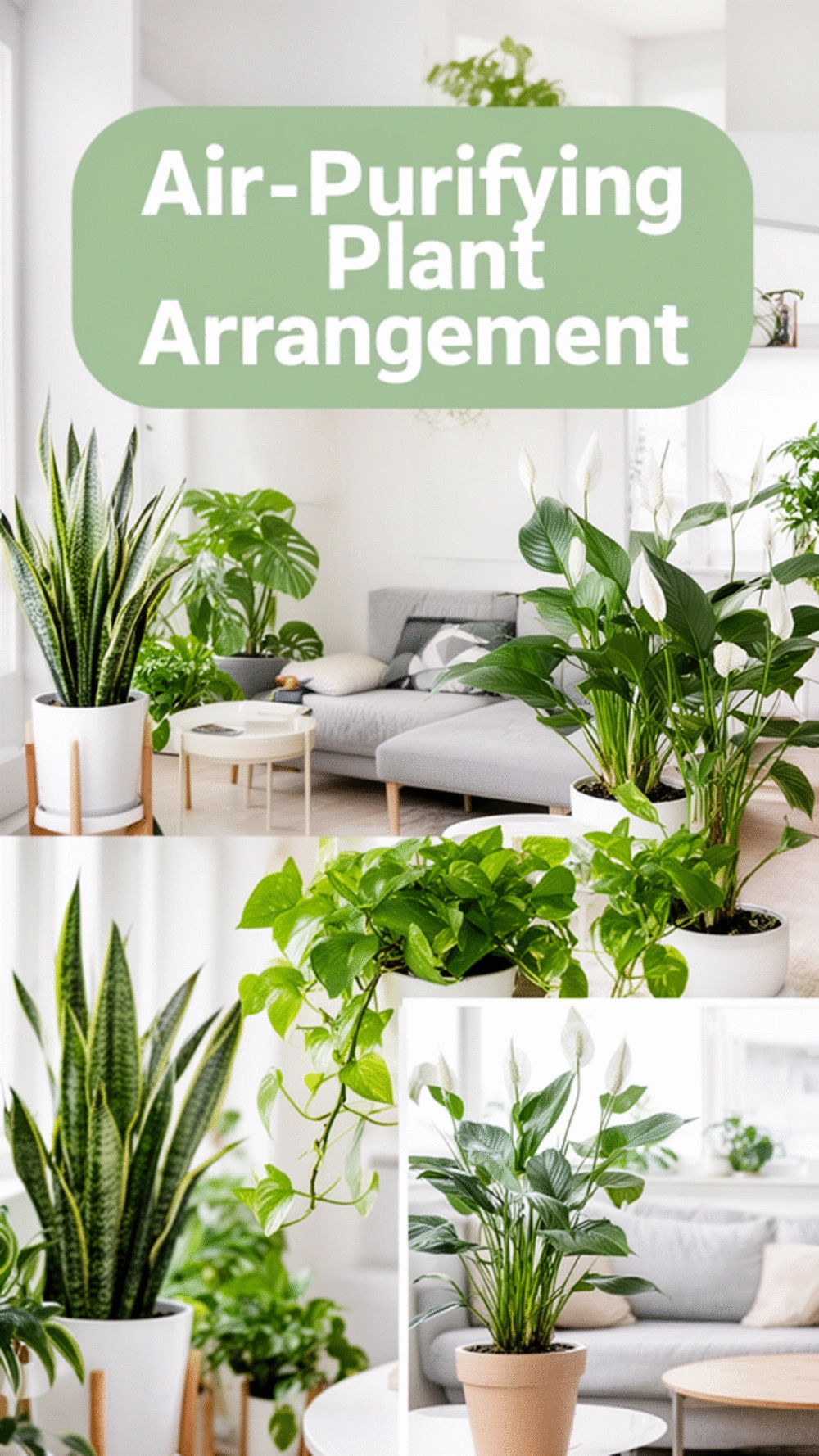 The Air-Purifying Plant Arrangement Designers Use in Open-Plan Living Spaces
