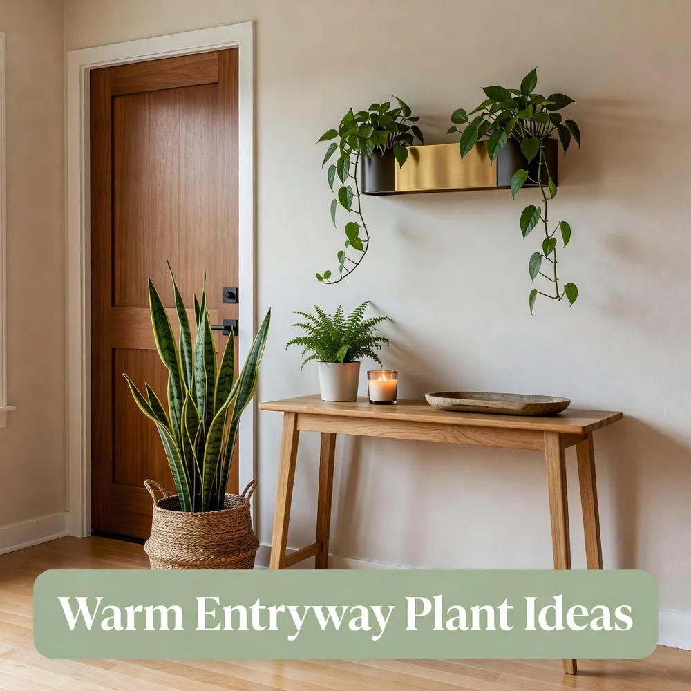 Warm Entryway Plant Ideas for a Cozy Home