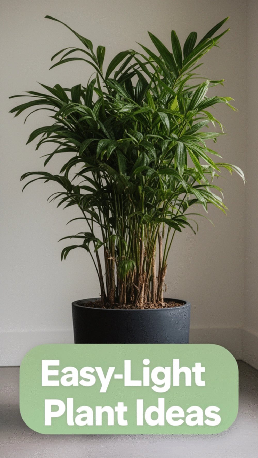 Cast Iron Plant in a Tall Dark Pot Built for the Deepest Indoor Shade