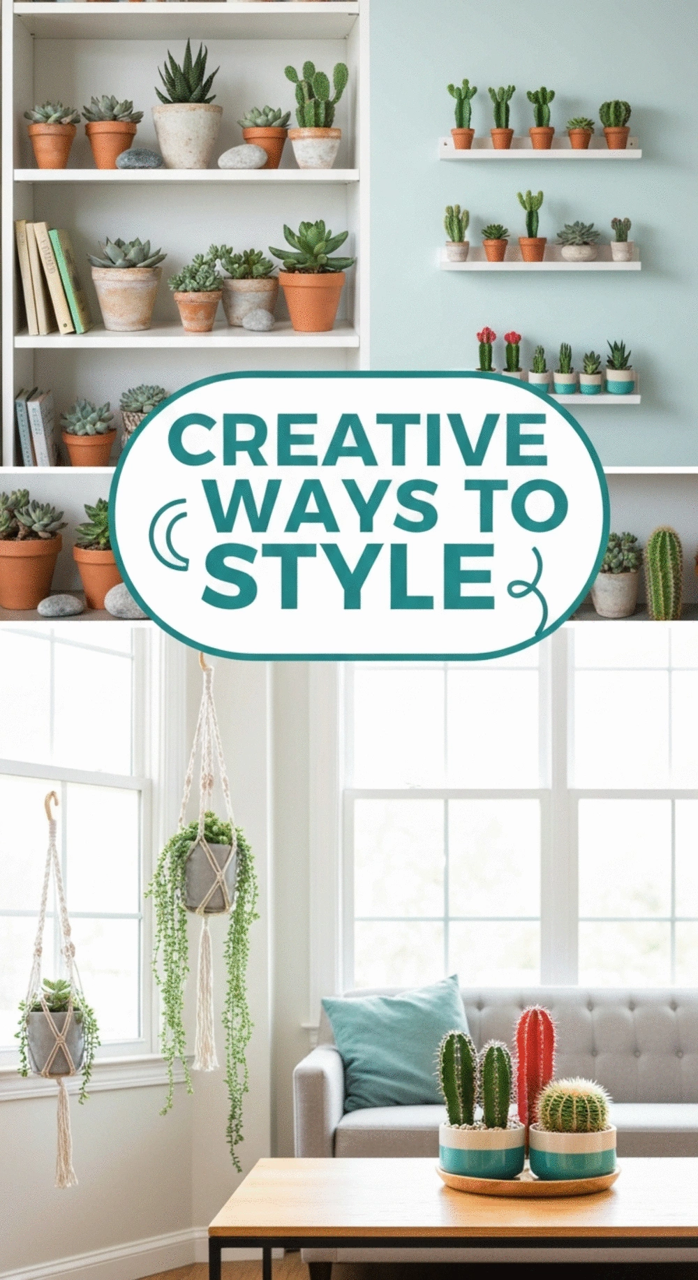Styling Tips for Displaying Succulents and Cacti on Shelves