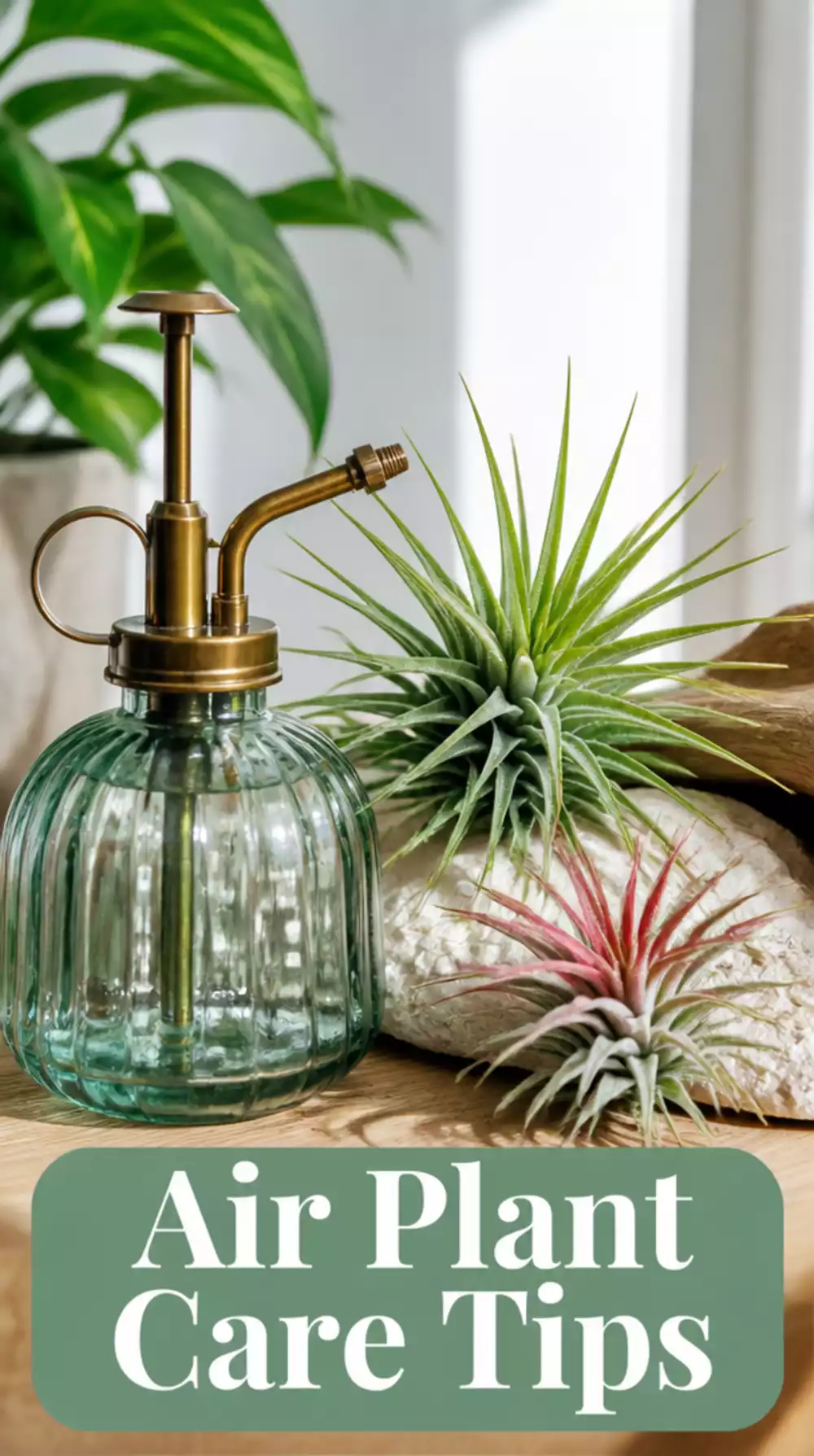 The Air Plant Misting Trick That Keeps Tillandsias Looking Full and Healthy Indoors