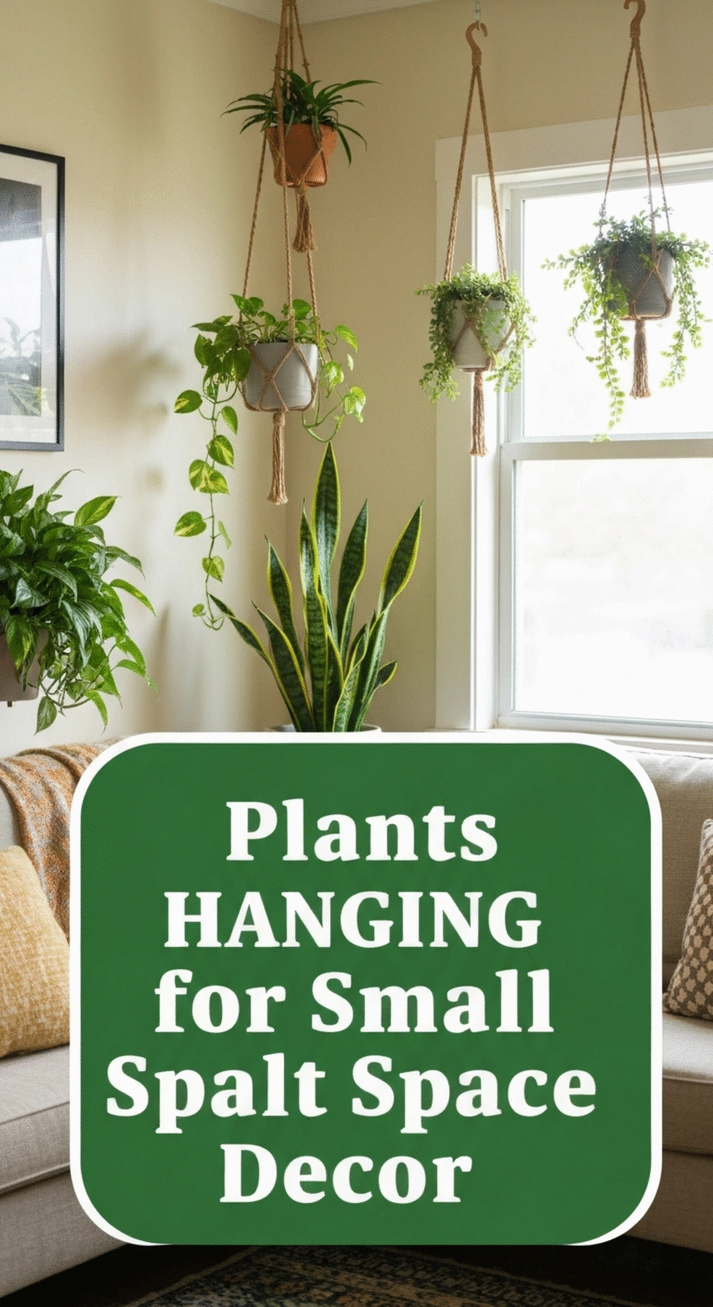 plants hanging