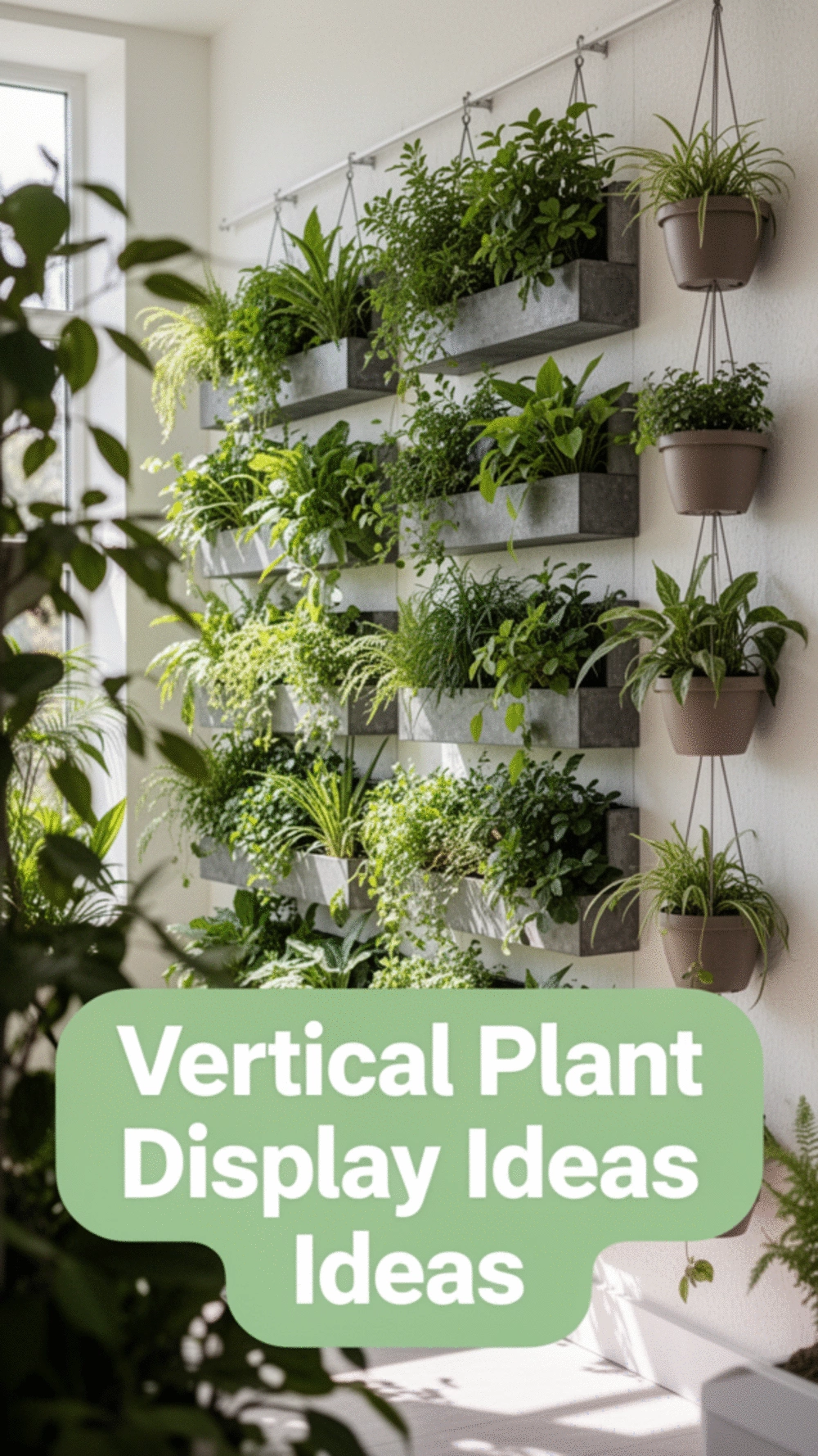Transform Your Small Space: Creative Vertical Plant Display Ideas