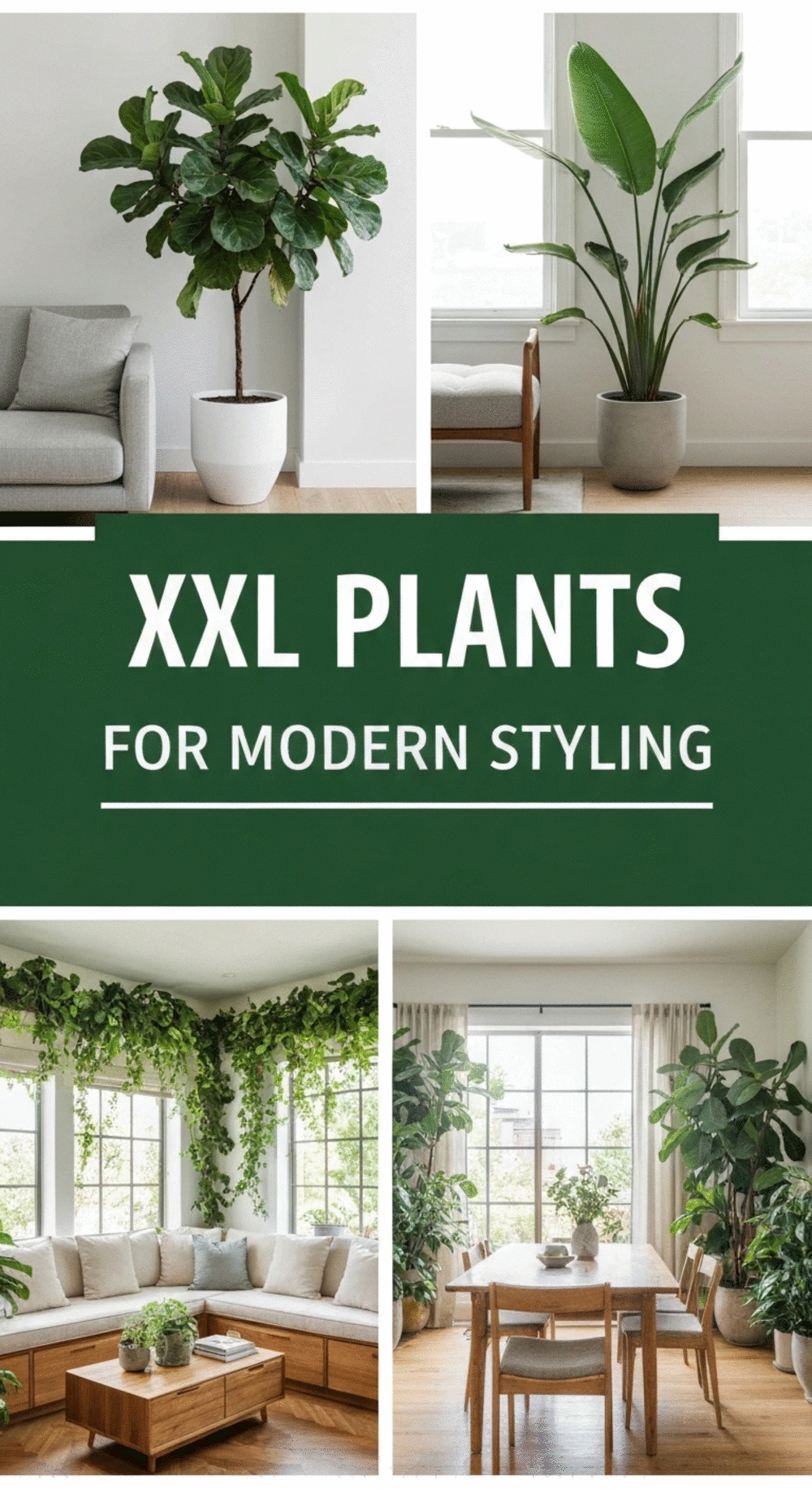 The Role of XXL Plants in Contemporary Home Styling