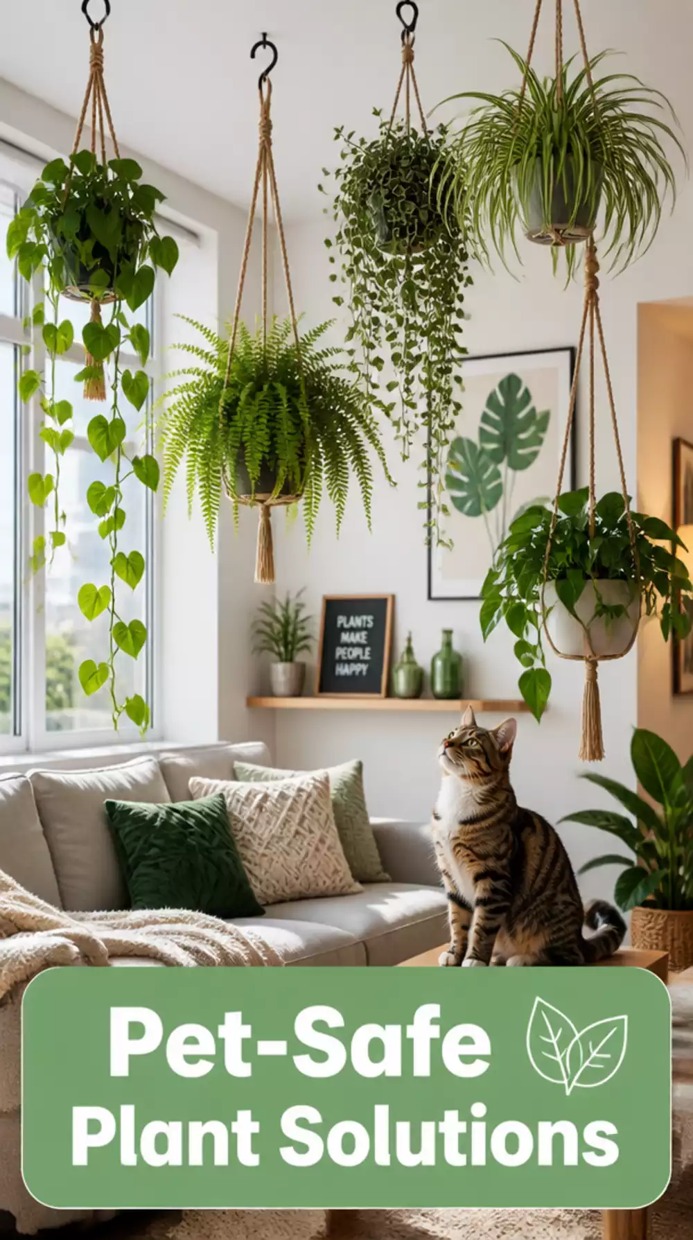 Why a Ceiling Hook Hanger Is the Best Pet-Safe Plant Solution for Small Apartments