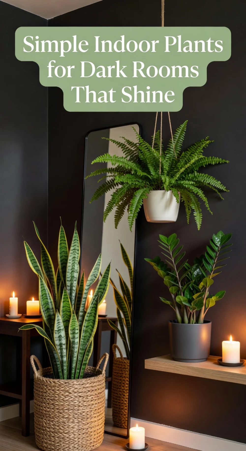 Simple Indoor Plants for Dark Rooms That Shine