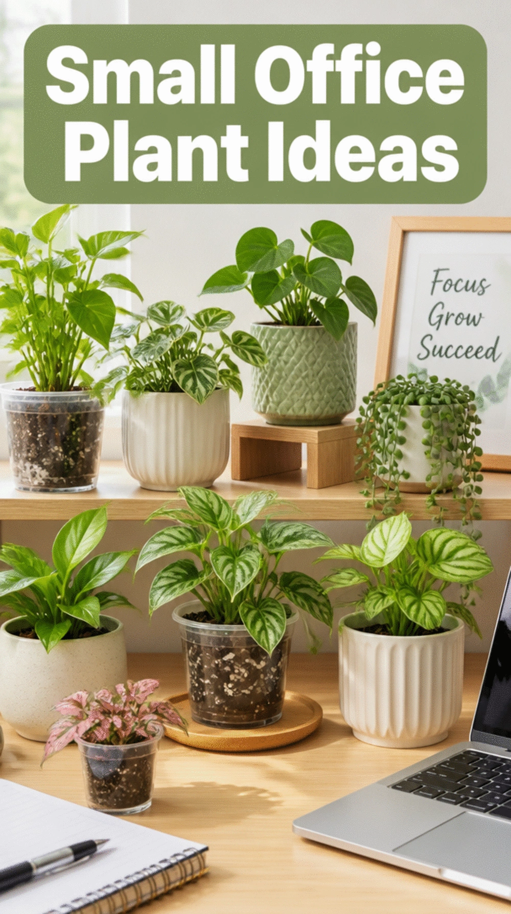 The Small Office Plant Trick That Makes a Home Workspace Feel Less Sterile