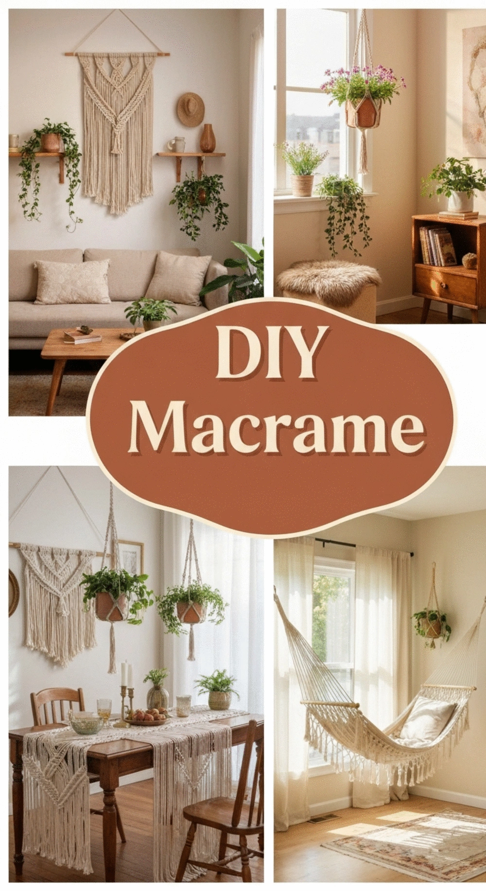 DIY Macrame and Hanging Planter Projects for Boho Home Decor