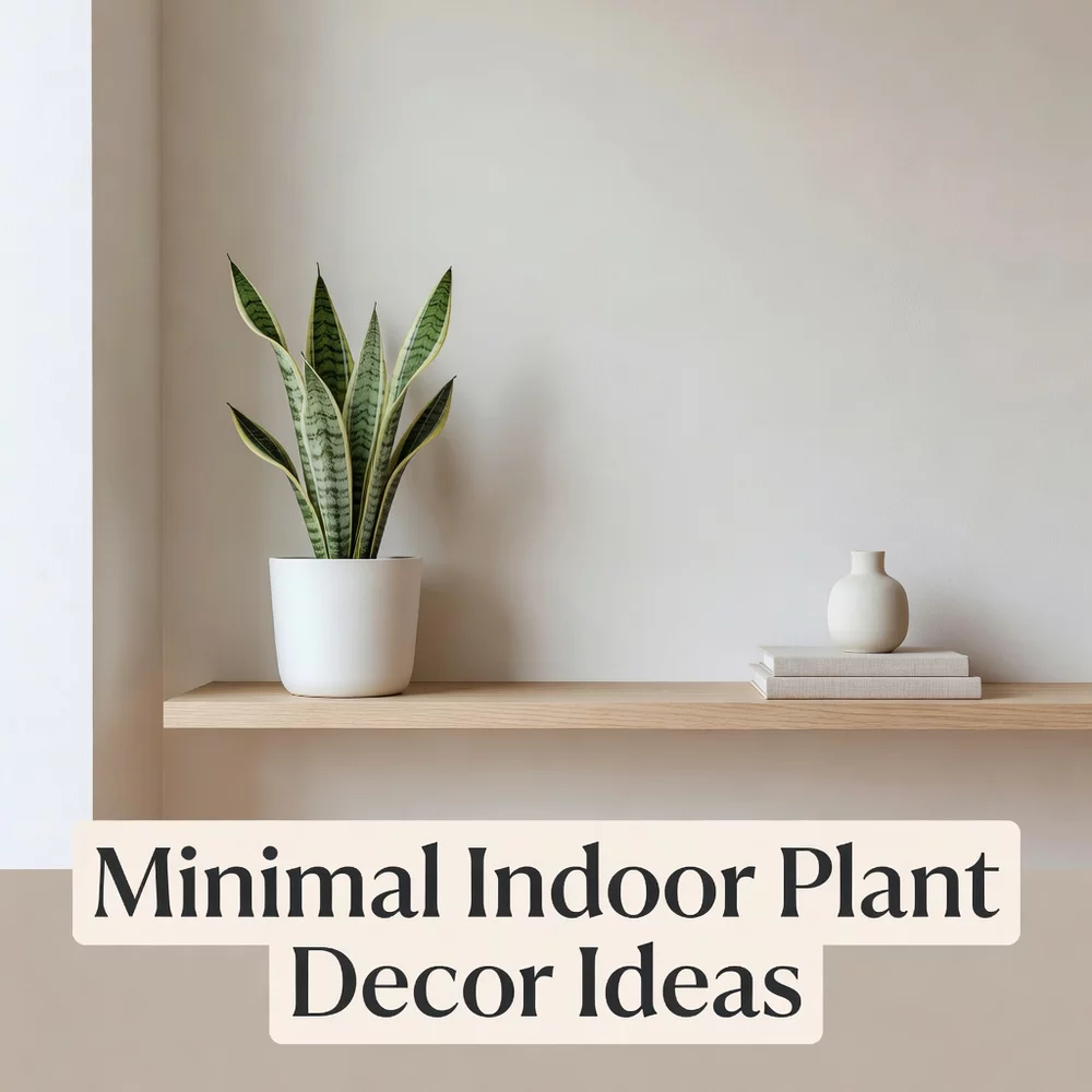 Minimal Indoor Plant Decor Ideas for Calm Spaces