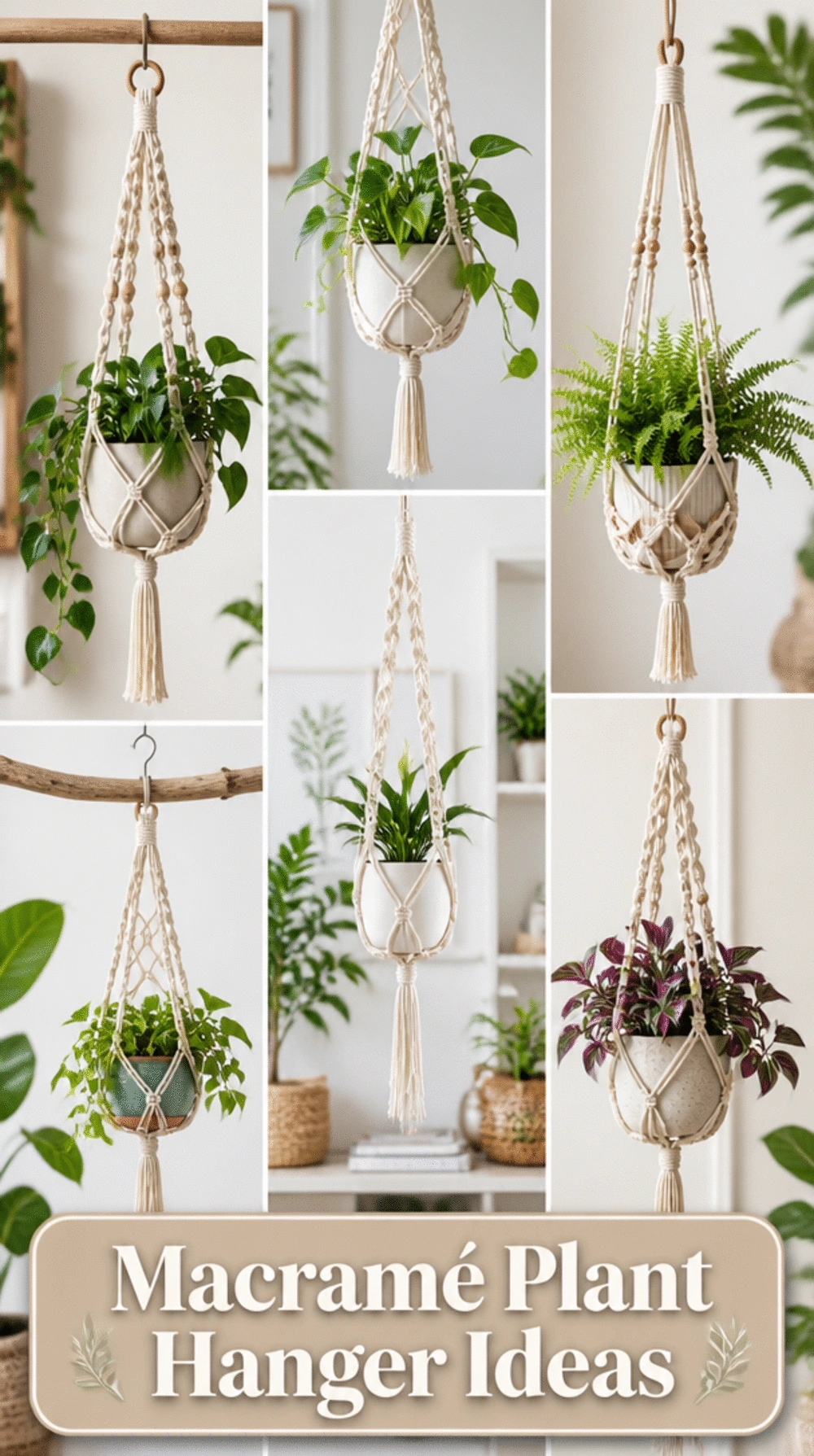 Apartment Macramé Plant Hanger You Can Make for Under Five Dollars
