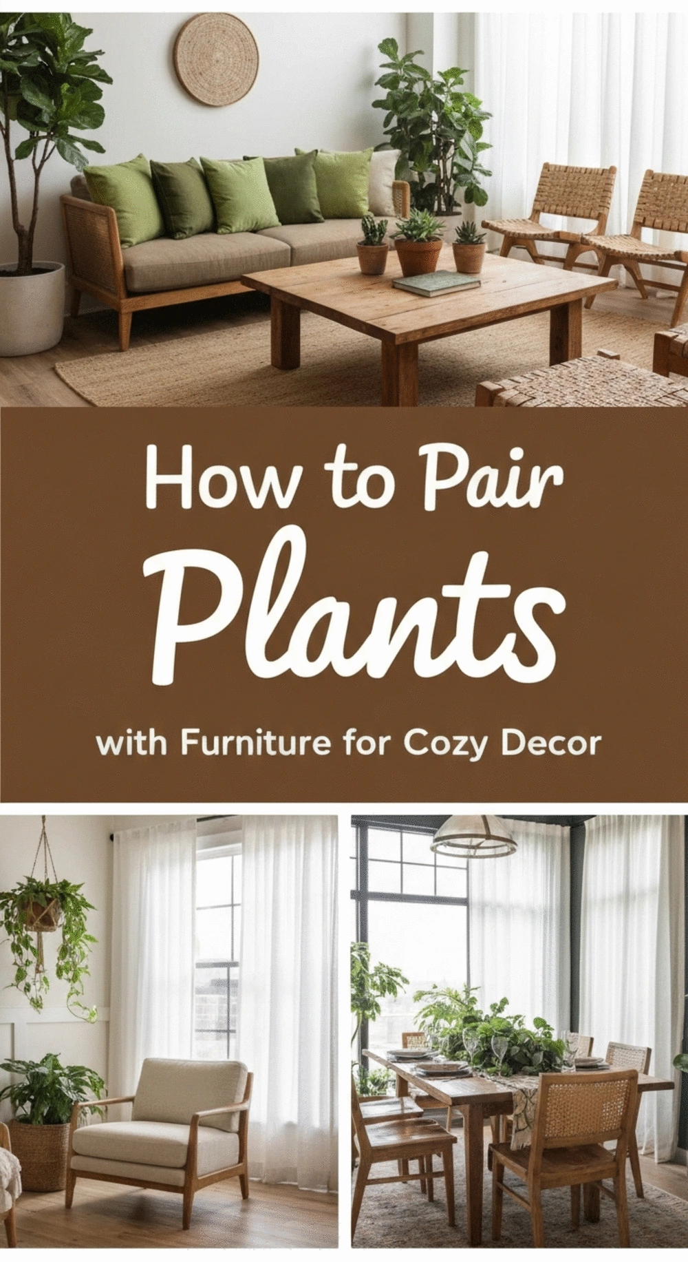 How to Pair Plants with Furniture and Textiles for Cohesive Decor