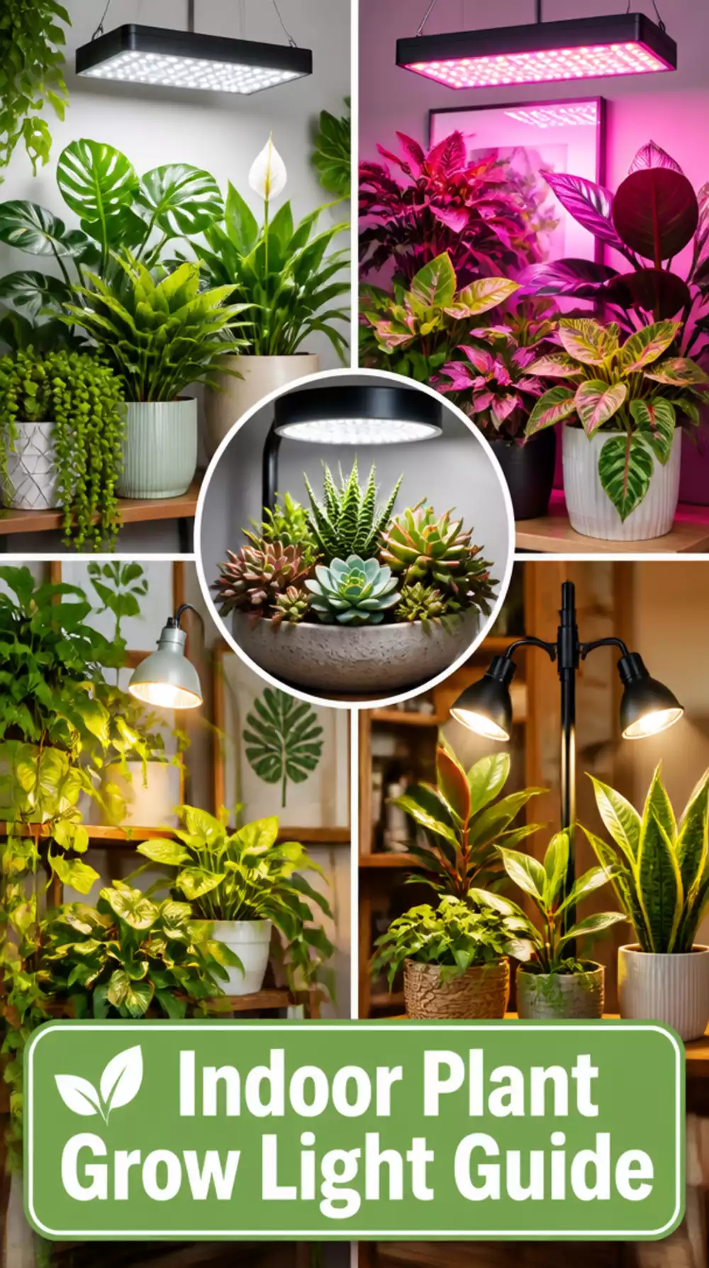 Indoor Plant Grow Light That Replaces Lost Winter Sunlight for Any Houseplant