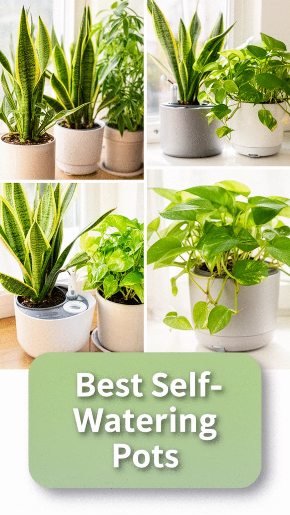 The Self-Watering Pot That Keeps Apartment Plants Alive on a Busy Schedule