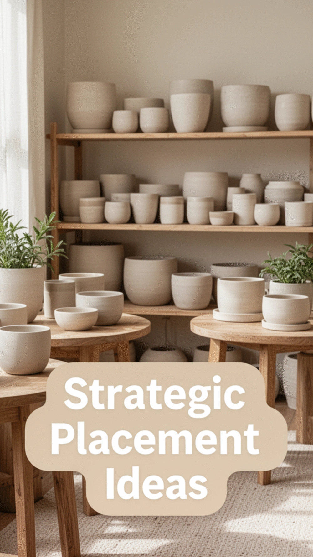 Maximize Impact: Strategic Placement for Neutral Pots in Your Decor