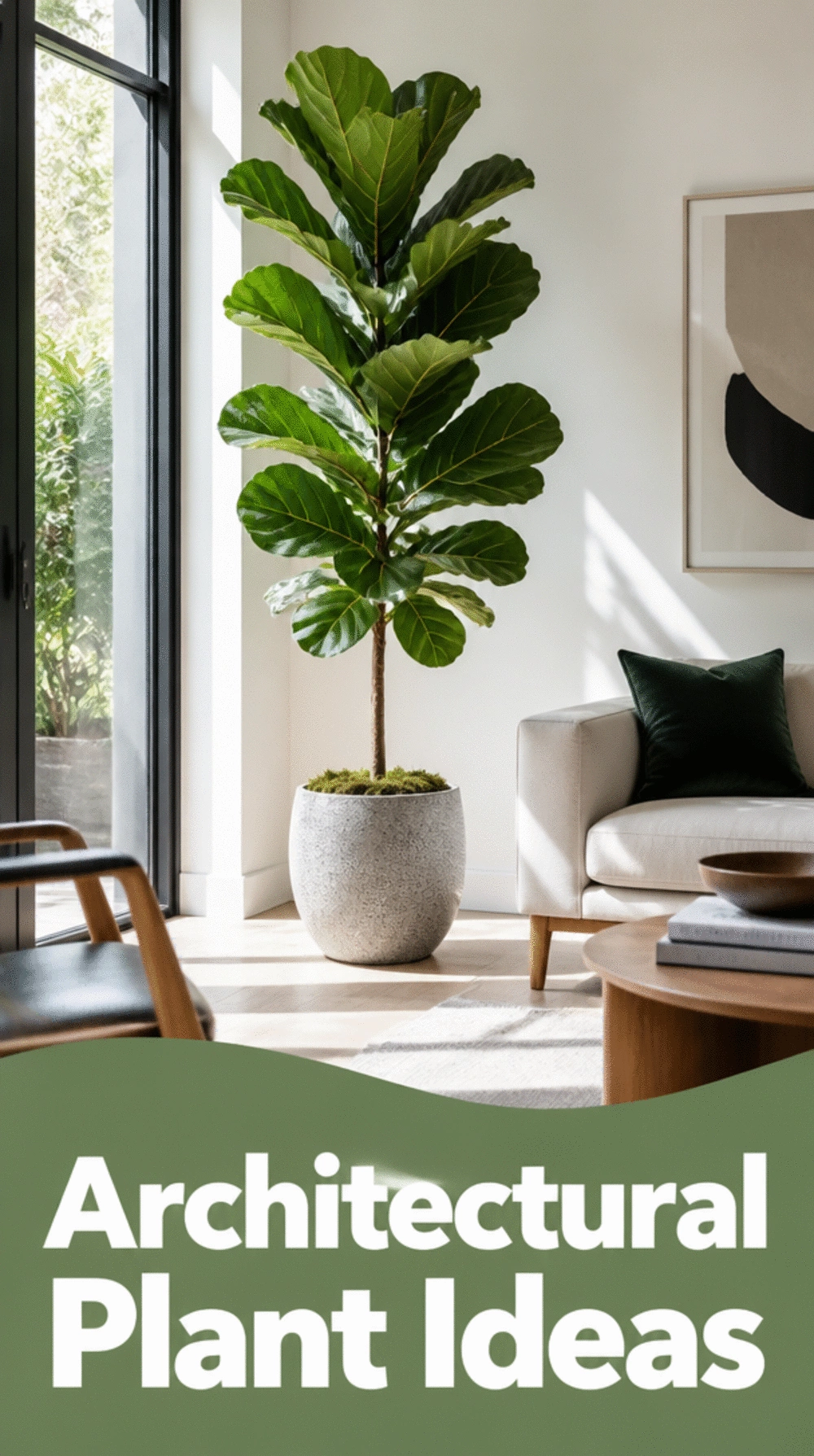 The Single Architectural Plant That Makes a Modern Living Room Look Like a Showroom