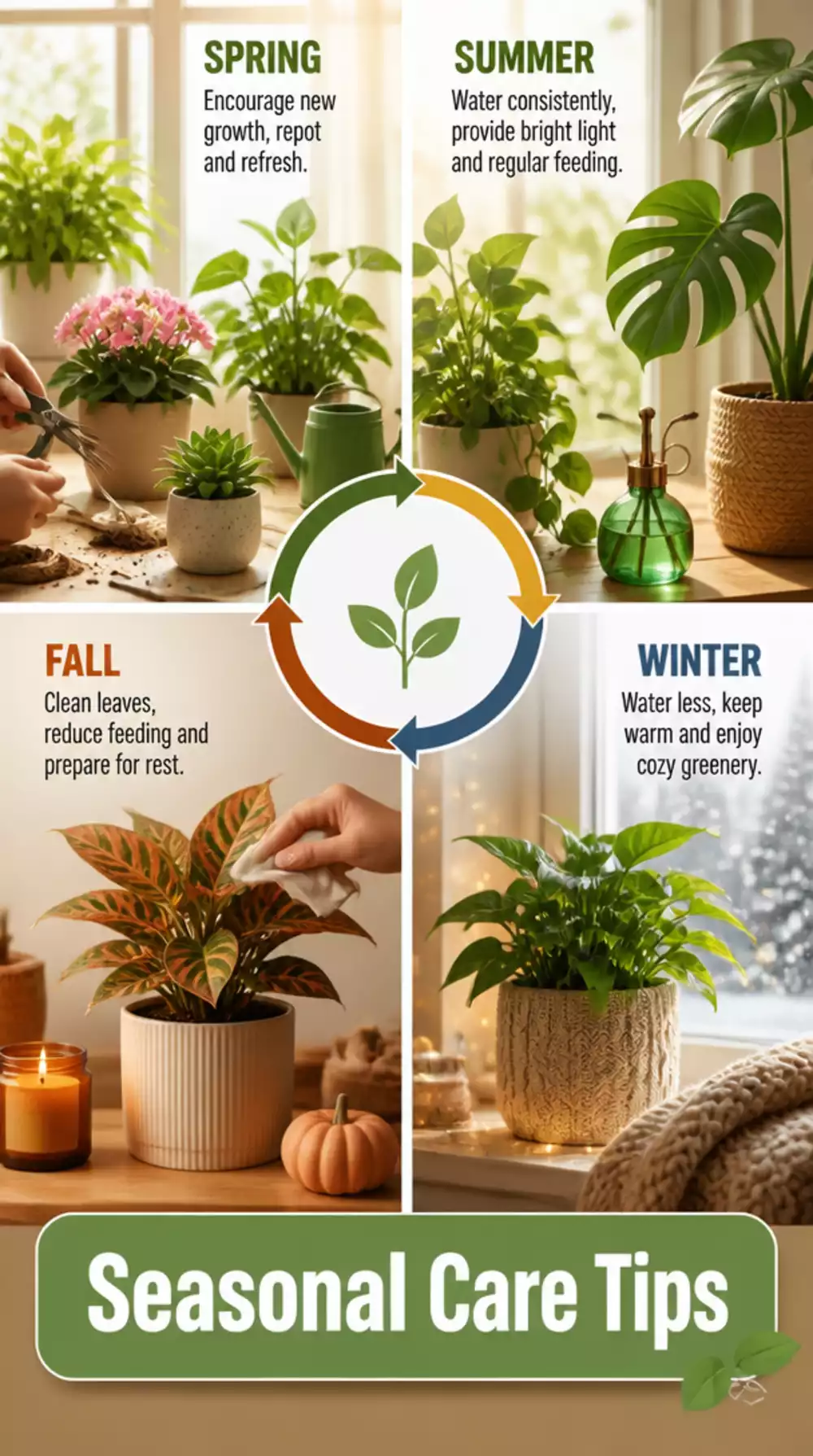 The Seasonal Plant Care Rotation Trick That Stops Indoor Plants Declining in Winter