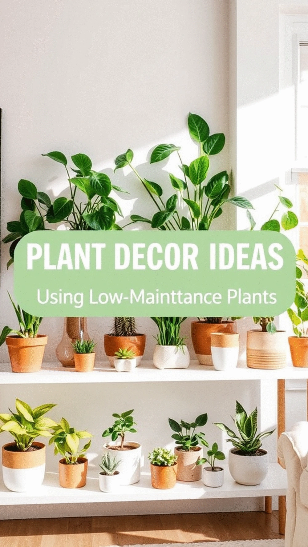 Plant Decor Ideas Using Low-Maintenance Houseplants