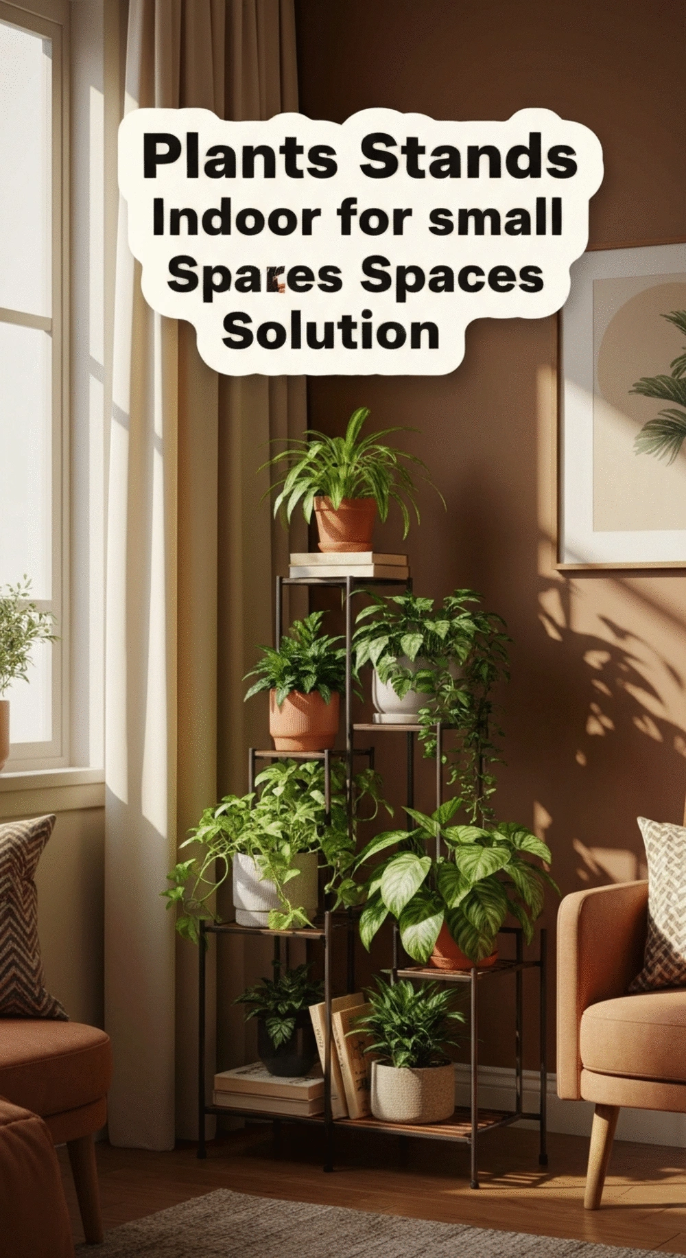 plants stands indoor