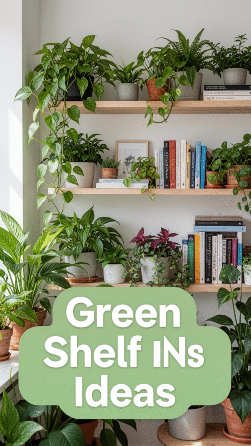 Transform Your Shelves into Stunning Green Galleries with Plants