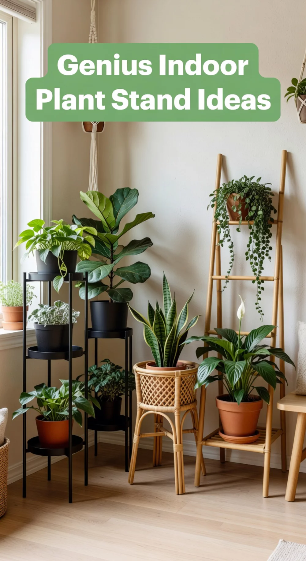 Genius Indoor Plant Stand Ideas for Small Spaces