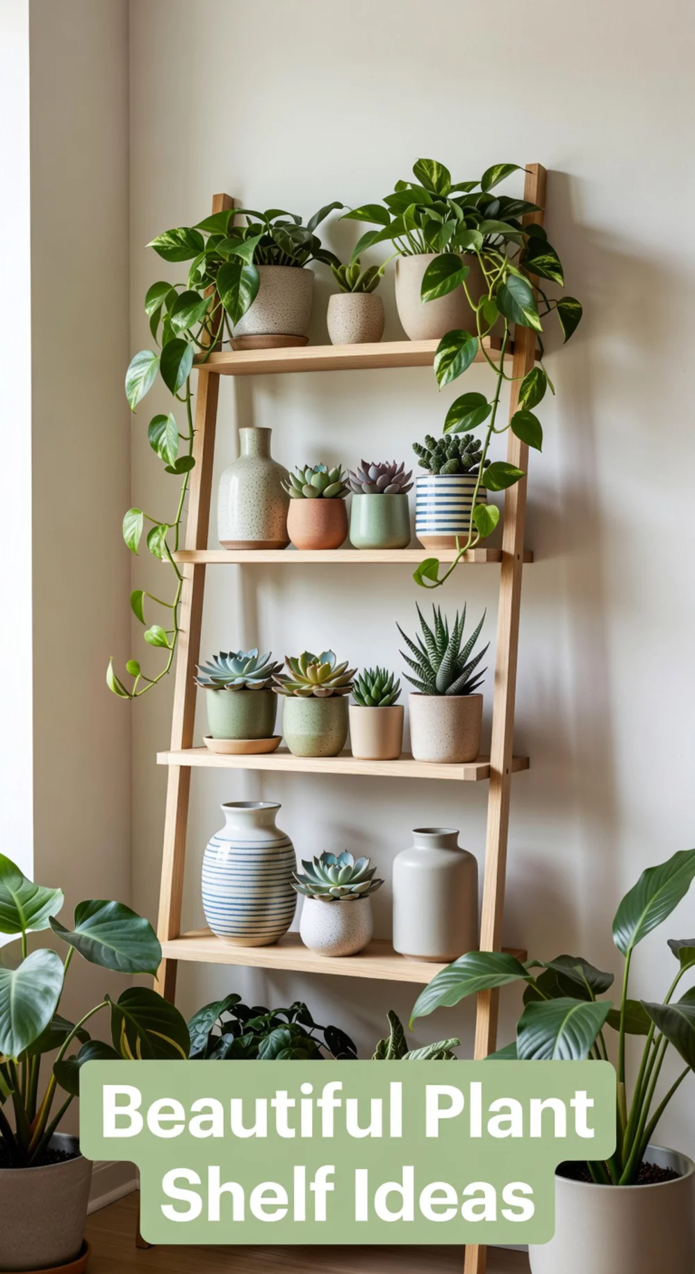 Beautiful Plant Shelf Ideas for Indoor Spaces
