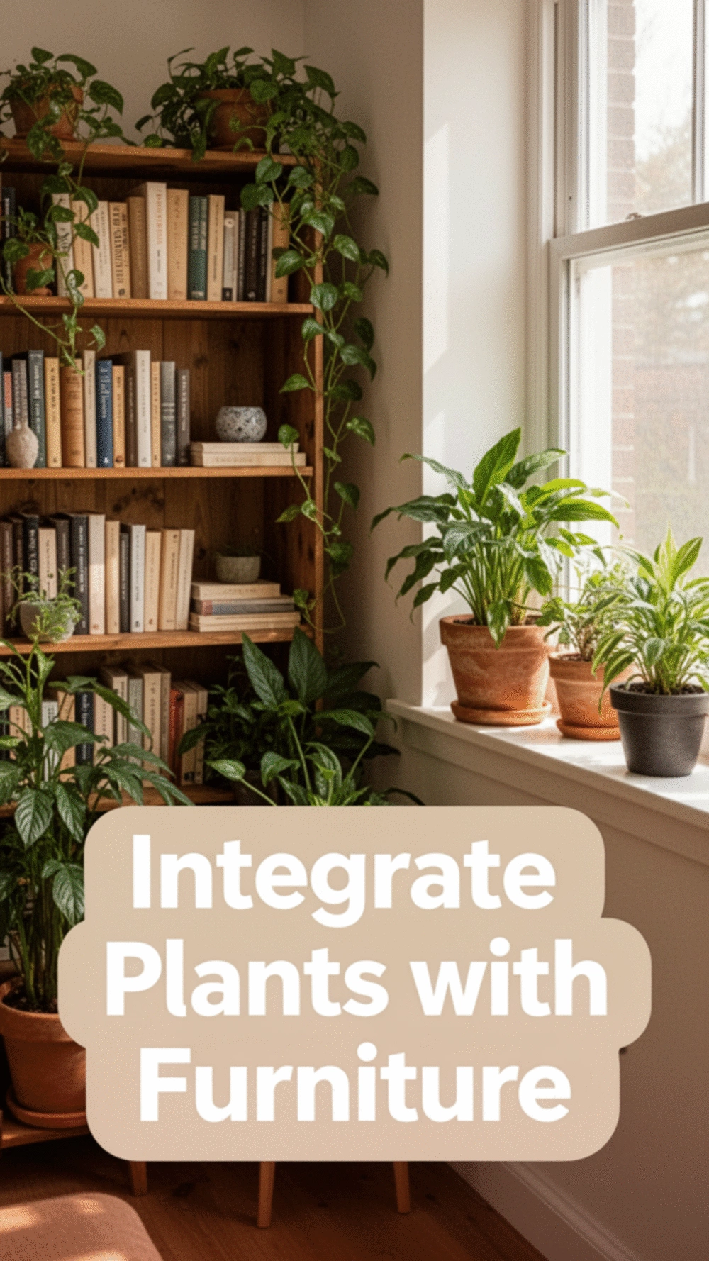 Integrating Plants with Furniture for a Cozy Home Feel